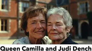 Queen Camilla and Judi Dench Share a Warm Moment at Hampton Court || Emoptional Stories