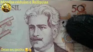 C&Eacute;DULA  50 CRUZADOS  DE ALTO VALOR  DO ANO 1986  QUE PODE VALER AT&Eacute;  25.00 REAIS