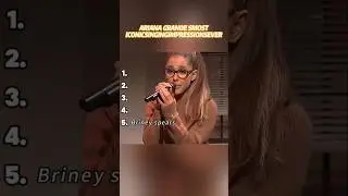 From Britney to C&eacute;line &mdash; Ariana nails every voice with jaw-dropping precision! #shorts #celebrity
