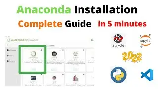 How to install Anaconda Python, Jupyter Notebook, Spyder, and  Vs Code on Windows 10