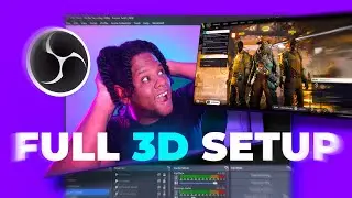 This OBS Studio FULL 3D Setup is SILLY