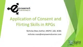 Application of Consent and Flirting Skills in RPGs and Real Life - Geek Therapeutics