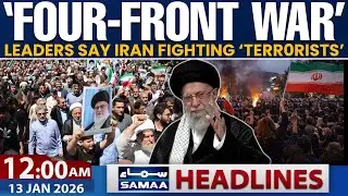 Iran Protest Live | US, Israel Called T*rrorists | Leaders Defend Protest Response | 12 AM Headlines