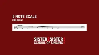 5 Note Scale KIDS Vocal Exercise