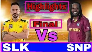 CPL 2021 Final highlights Final SKN vs SLK highlights Saint Lucia Kings vs St Kitts and Nevis