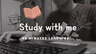 Study with me during pandemic 😷 ｜Soft music