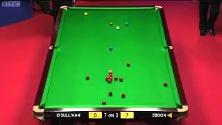 World Championship Snooker 2012 RONNIE O'SULLIVAN  vs  PETER EBDON Frame 10 P1