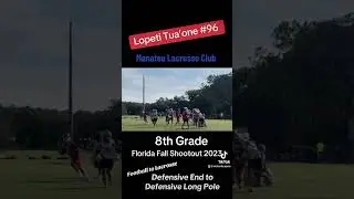 Lopeti Tuaone 8th Grade Manatee Lacrosse Club