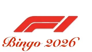 A non serious f1 2026 bingo✌️