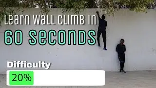 Learn Wall Climb in Just 60 SECONDS + Tips | Ninjastic Parkour Tutorials