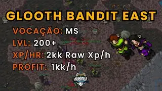 Rubinot - MS 200+ - Hunt Glooth Bandit East