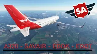 Flight Simulator 2020 | Full flight from EDDK to Berlin-Tegel Airport with SavAir A320!!!