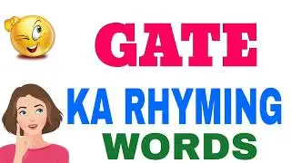 Gate ka rhyming word  | Rhyming words of Gate | Gate rhyming words