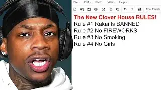 Tylil Makes The NEW Clover House RULES..