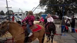 Riding ponies during the Dalton Defender Days