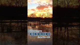 Klein Nordende, Germany 🇩🇪 | Sunset at Liether Moor #dronephotography #germany #elmshorn #dji