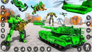 Police tank robot game (level -26) ANDROID GAMEPLAY #games #fight #robotbattle 