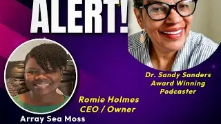Coffee Conversation With Sandy  Guest Alert - Romie Holmes Owner Array Sea Moss