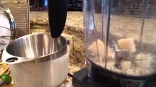 Grating cheese in the Vitamix