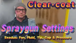 Spray Gun Settings for Perfect Clear-coat