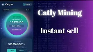 Catly Mining, instant sell | online earining @Airdrop_alchemy1