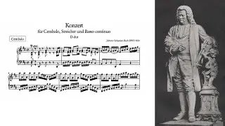 J. S. BACH - Keyboard Concerto 3 D-Major BWV1054 (Zoltan Kocsis)
