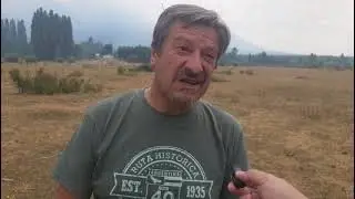 Daniel Nataine  Incendios en Cholila