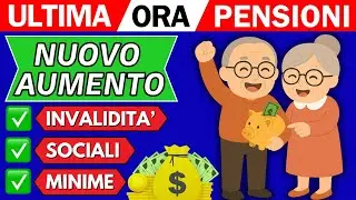 ✅Pensioni 2026 👉 Nuovo Aumento su Invalidit&agrave;, Sociali e Minime 👉 Scopri Quanto Prenderai!