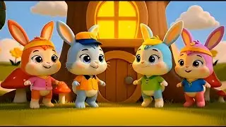 Choo Choo Bunny Train Ride 🚂🐰 | Fun Rhymes for Babies & Toddlers