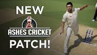 NEW ASHES CRICKET PATCH - DETAILS & GAMEPLAY!