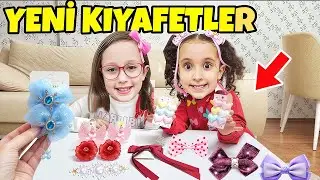 BAHAR VE BANU ALYAYA YENİ KIYAFETLER VE TOKALAR ALDIM !! ÇOK SEVİNDİLER !!