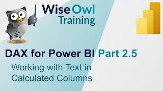 DAX for Power BI Part 2.5 - Text in Calculated Columns