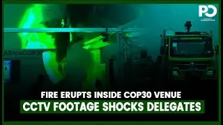 В месте проведения COP30 вспыхнул пожар: запись с камер видеонаблюдения шокировала делегатов | Pa...