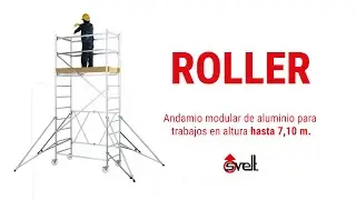 ROLLER SVELT | Andamio m&oacute;vil modular para trabajo seguro en altura