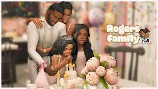 A cozy birthday party with the family | The Sims 4 Current Household 🏠
