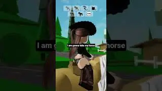 I am gonna take my horse to the old town roads🐴🐎#roblox #brookhaven