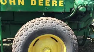John Deere Hay Cuber at 2016 Golden Harvest Days, Oklahoma