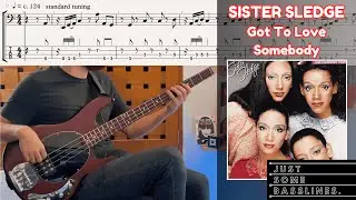 Sister Sledge - Got To Love Somebody // BASS COVER + TABS
