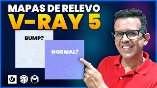 CURSO GRATUITO V-RAY 5 | AULA 10 | BUMP E NORMAL MAP