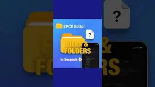 How to Create Files & Folders in SPCK Editor