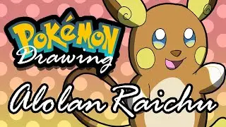 Pokemon Drawing - Alolan Raichu