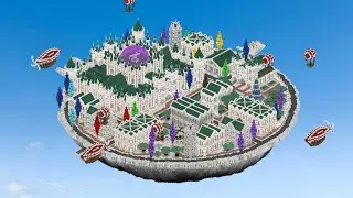 Cloud City | Minecraft Timelapse + World Map Download
