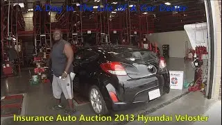 IAA Insurance Auto Auction Hyundai Veloster Tire Change + A Day In The Life Of A Used Car Dealer!