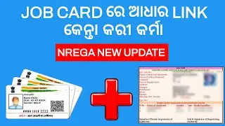 How To Check Your Adhar Links Status In Job Card | Narega Sambalpuri Odia