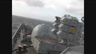 Royal Navy missile system seawolf shoot