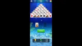 Solitaire Collection Fun - Pyramid - free solitaire card game collection for Android - gameplay.