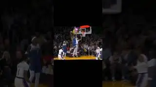Anthony Edwards! Try to posterize Anthony Davis insane dunk! #antman #anthonyedwards