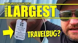 The WORLD'S LARGEST TRAVEL BUG DOG TAG!