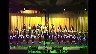 Fanfare du 501 RCC: Juillet 1989 (Morzine) - Man&egrave;ge - Direction: A.Souplet