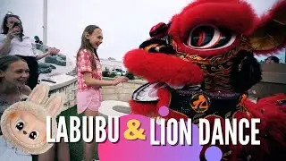 Labubu & Lion Dance at Asia Time Square